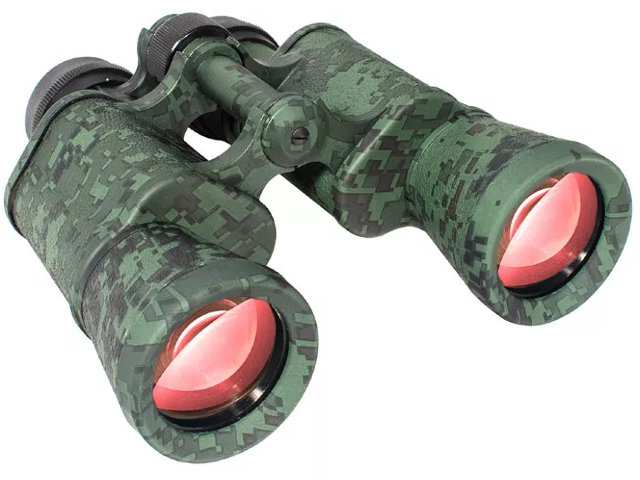 Бинокль КОМЗ Пиксель БПЦ 10х40 с рубиновым покрытием Camouflage 1959 772400₽