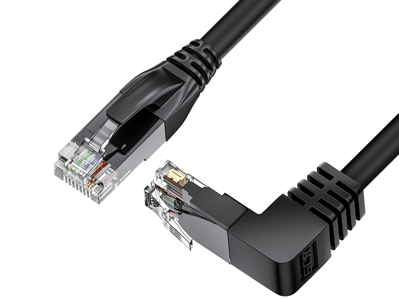Сетевой кабель GCR UTP cat.5e RJ45 T568B 1.5m Black GCR-53954