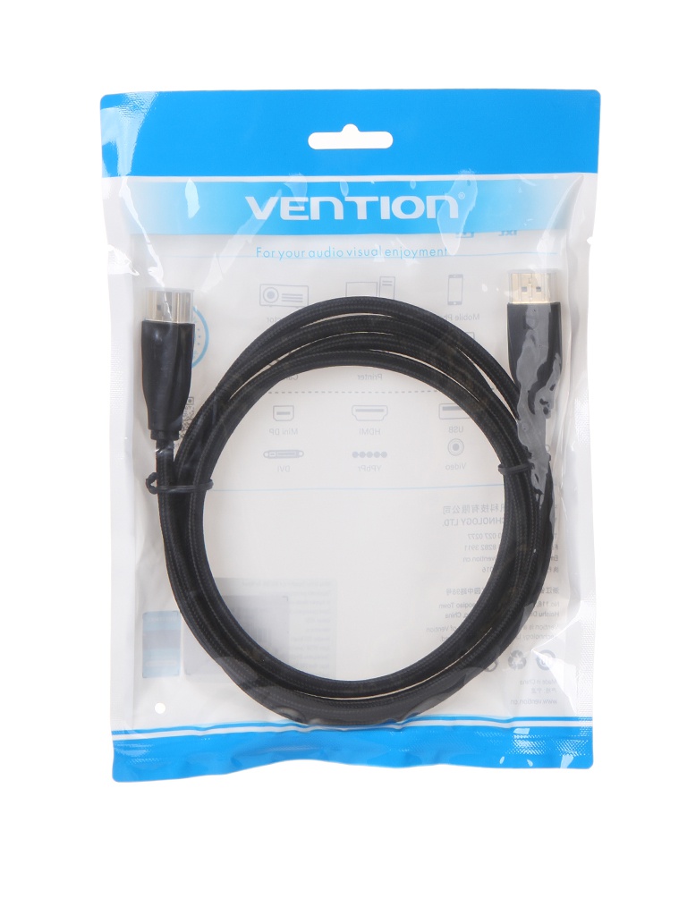 фото Аксессуар vention displayport v1.4 20m/20m 2m hccbh