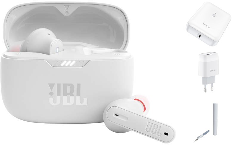 фото Наушники jbl tune 230nc tws white jblt230nctwswht выгодный набор + серт. 200р!!!