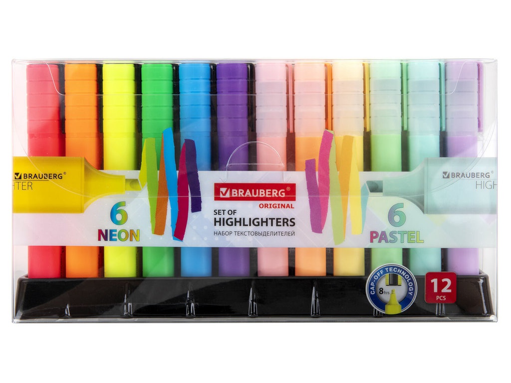 

Маркер Brauberg Original 1-5mm 12 цветов 152217, 152217