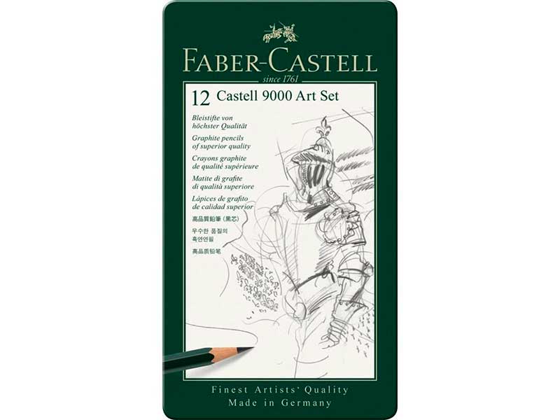

Карандаш чернографитный Faber-Castell Castell 9000 Art Set 12шт 119065, Castell 9000 Art Set