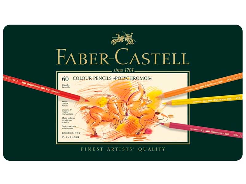 

Карандаши цветные Faber-Castell Polychromos 60 цветов 110060, Polychromos