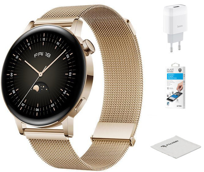 

Умные часы Huawei Watch GT 3 Milo-B19T Gold 42mm 55027168 Выгодный набор + серт. 200Р!!!