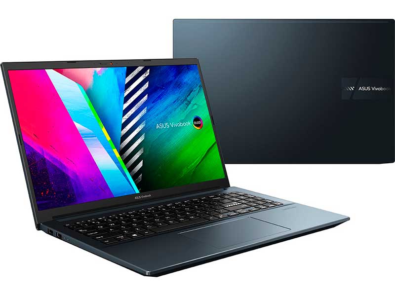 Ноутбук ASUS Vivobook Pro 15 M3500QA-L1066T 90NB0US2-M01120 (AMD Ryzen 7 5800H 3.2GHz/8192Mb/512Gb SSD/AMD Radeon Vega 8/Wi-Fi/Bluetooth/Cam/15.6/1920x1080/Windows 10 Home 64-bit)
