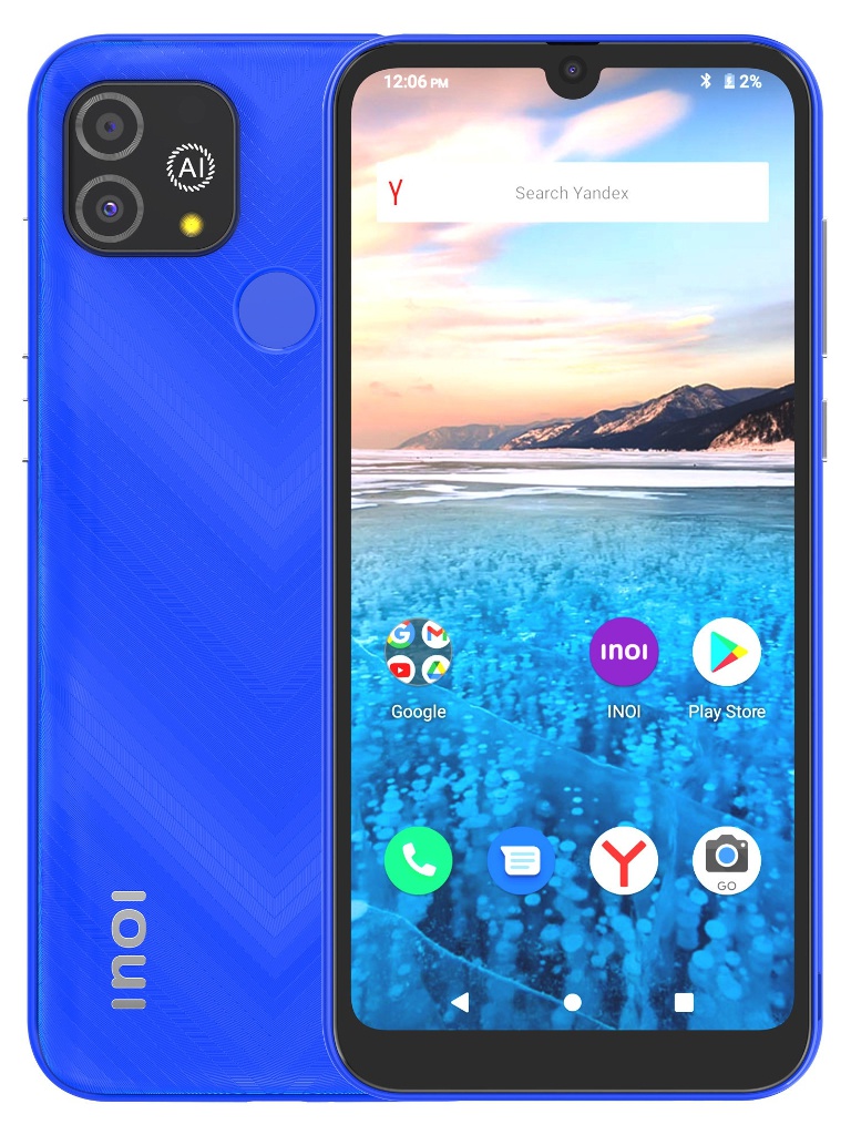 Сотовый телефон Inoi A62 Lite 2/64Gb Blue сотовый телефон poco c51 2 64gb blue