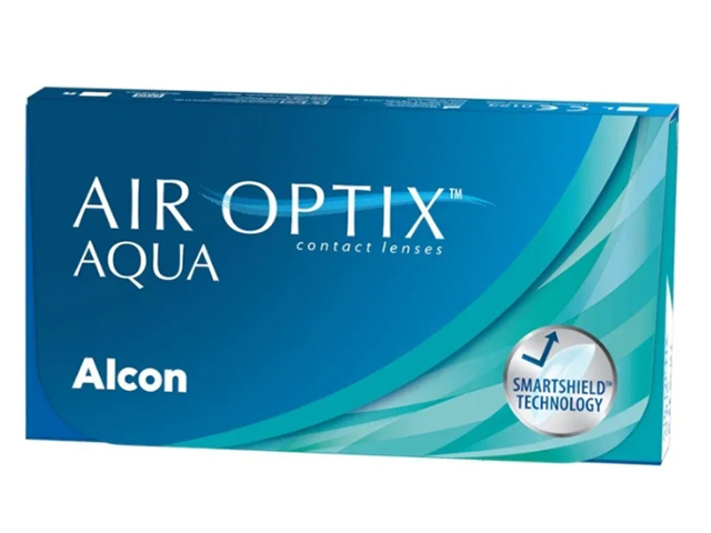 фото Контактные линзы alcon air optix aqua (3 линзы / 8.6 / -0.5)