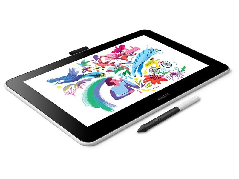 Графический планшет Wacom One 13 Pen Display DTC133W0B стилус wacom airbrush kp 400e 01 для intous4