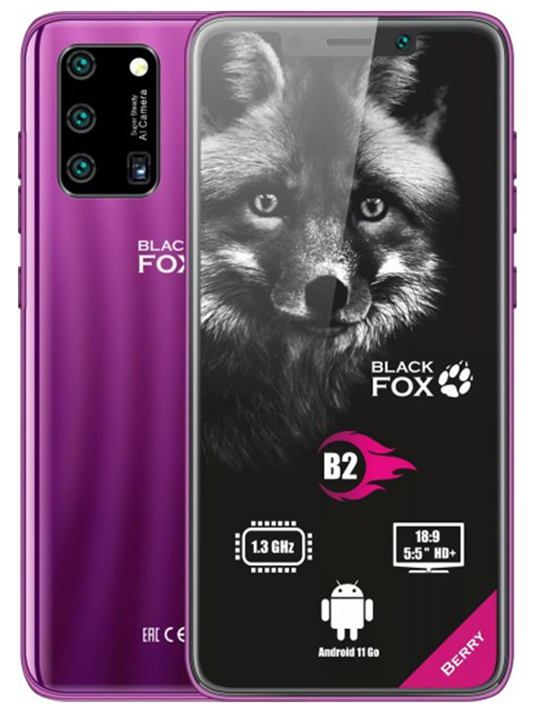фото Сотовый телефон black fox b2 1/8gb berry