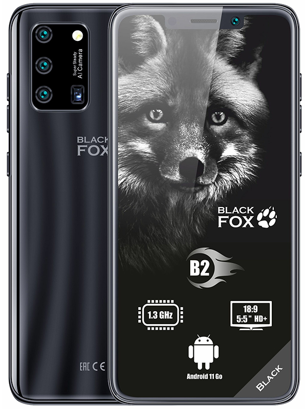 Сотовый телефон Black Fox B2 1/8Gb Graphite