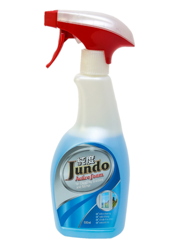 Средство для мытья стекол Jundo Active Foam 500ml 4903720020173 средство для мытья окон jundo концентрированное средство для мытья стекол пластика и зеркал active foam с ароматом фруктов