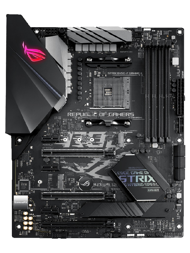 фото Материнская плата asus rog strix b450-f gaming ii