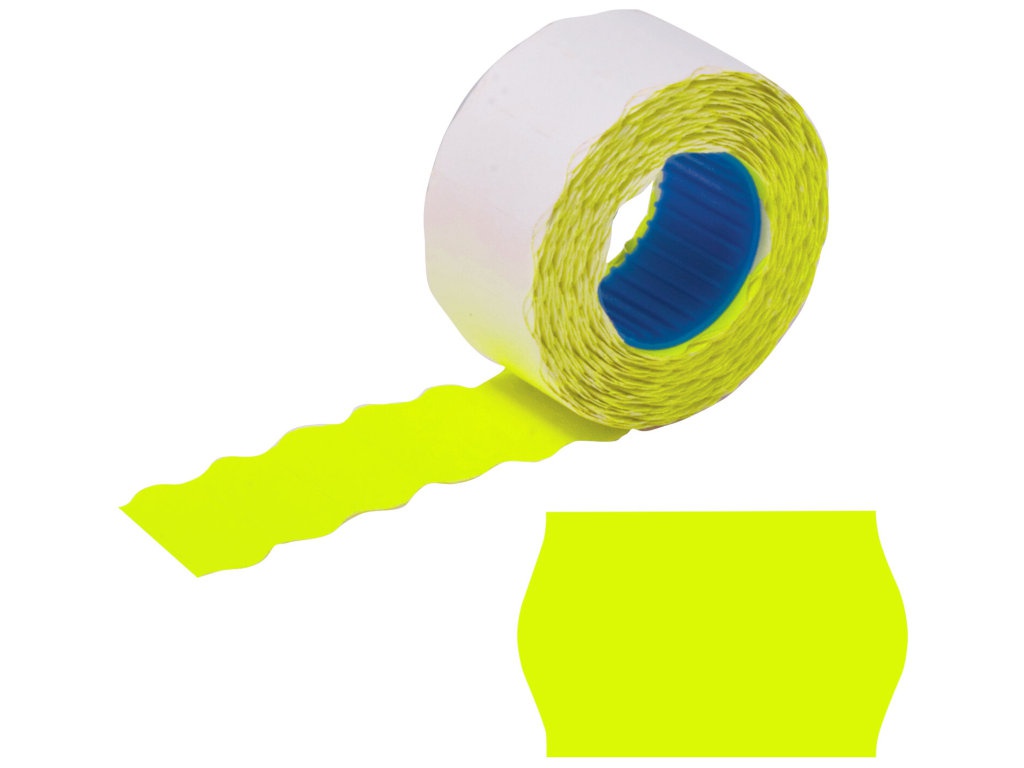 

Этикет-лента Brauberg 26х12mm 5 рулонов по 800шт Yellow 123577, 123577