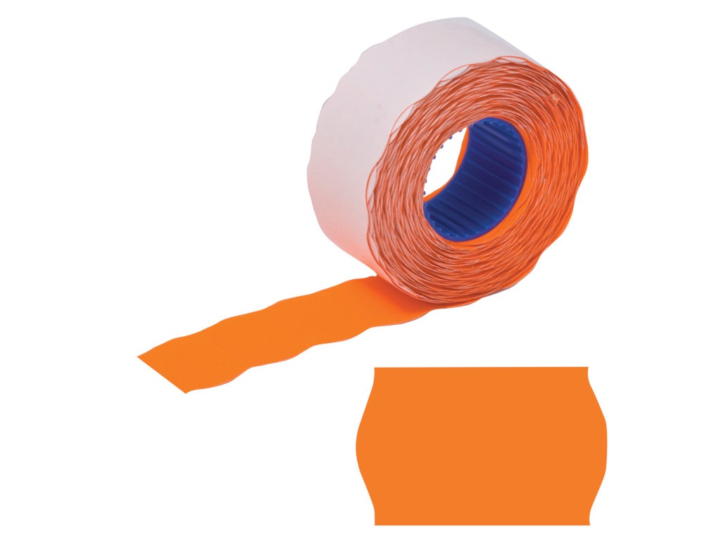 

Этикет-лента Brauberg 26х12mm 5 рулонов по 800шт Orange 123578, 123578