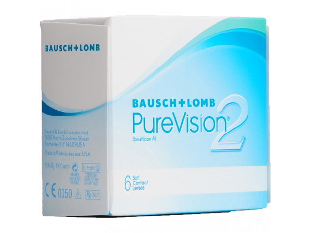 Контактные линзы Bausch & Lomb PureVision 2 HD (6 линз / 8.6 / -3.75)