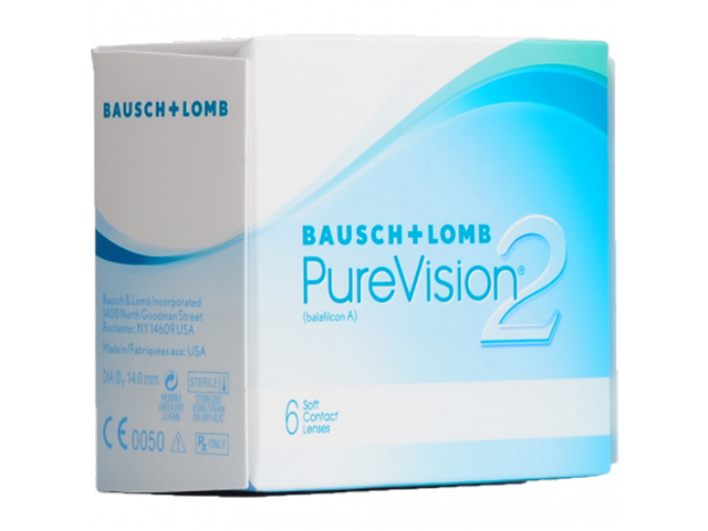 Bausch lomb purevision 2. Bausch+Lomb PUREVISION 2 линза. Pure Vision 2 (6 линз).