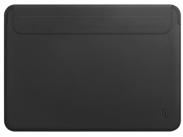 Аксессуар Чехол Wiwu для APPLE MacBook Pro 13/Air 13 2018 Skin New Pro 2 Leather Sleeve Black 6973218931258