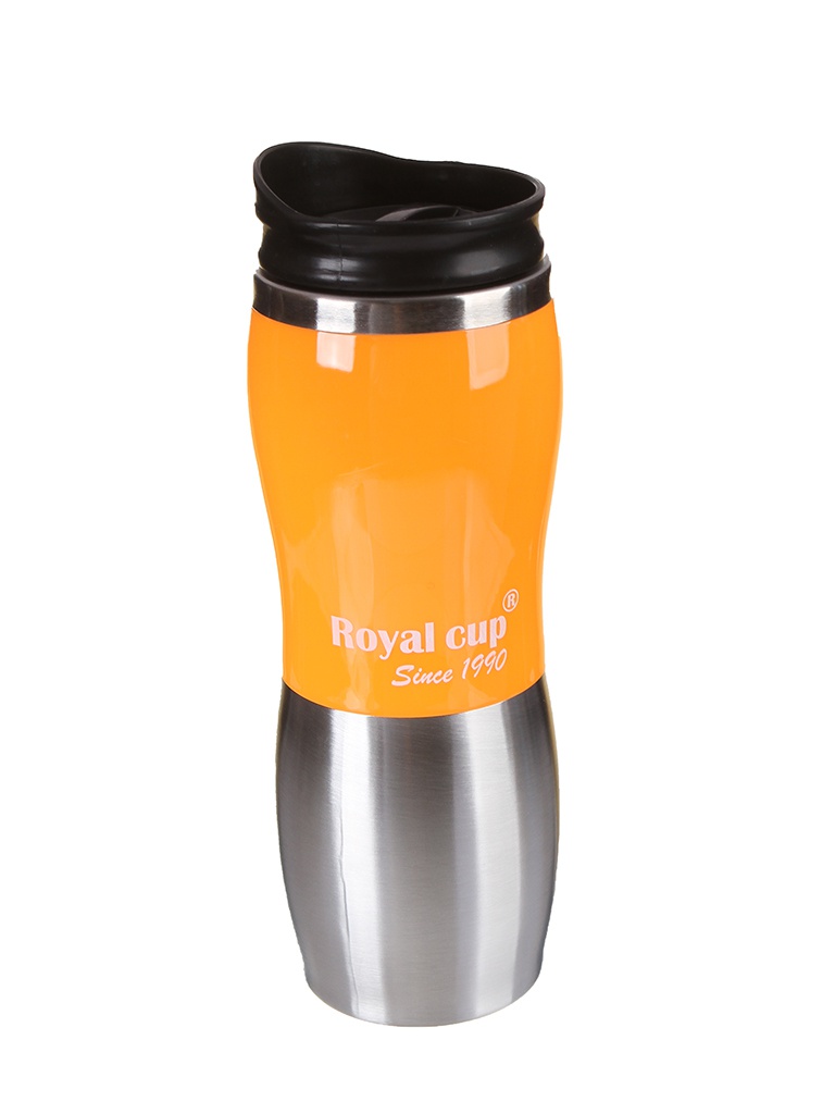 фото Термокружка royal cup 450ml orange-steel bk-81