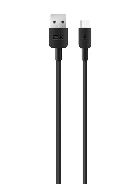 

Аксессуар Exployd Flow USB - Type-C 2.4A 1m Silicone Black EX-K-1245, EX-K-1245