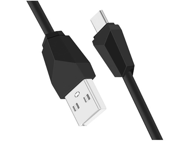 

Аксессуар Exployd Flow USB - Type-C 2.4A 1m Silicone Black EX-K-1297, EX-K-1297