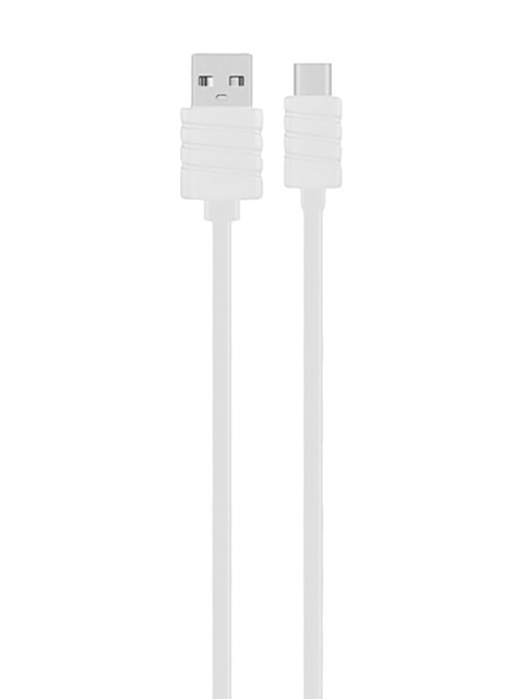 

Аксессуар Exployd Flow USB - Type-C 2.4A 1m Silicone White EX-K-1302, EX-K-1302