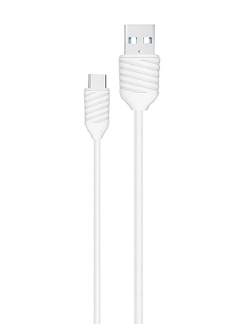 

Аксессуар Exployd Flow USB - Type-C 2.4A 1m Silicone White EX-K-1306, EX-K-1306
