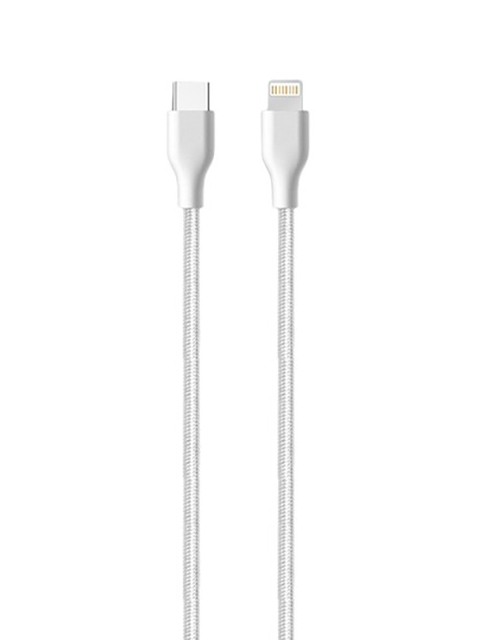 

Аксессуар Exployd Rise Type-C-PD - Lightning 3A 1m Nylon White EX-K-1237, EX-K-1237