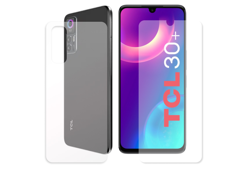 Гидрогелевая пленка LuxCase для TCL 30 Plus 0.14mm Matte Front and Back 90581 гидрогелевая пленка luxcase для zte voyage 20 pro 0 14mm back matte 90337