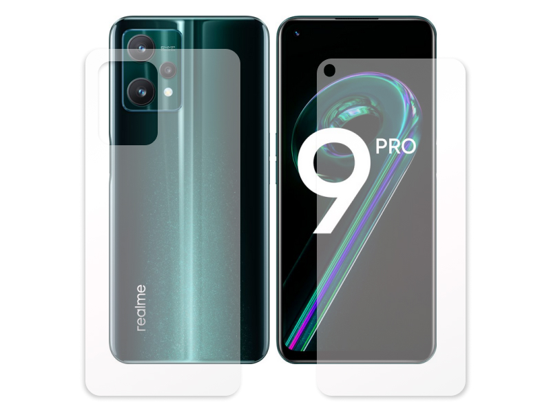 Гидрогелевая пленка LuxCase для Realme 9 Pro 0.14mm Front and Back Transparent 90557 гидрогелевая пленка luxcase для realme gt 2 0 14mm transparent front 90603