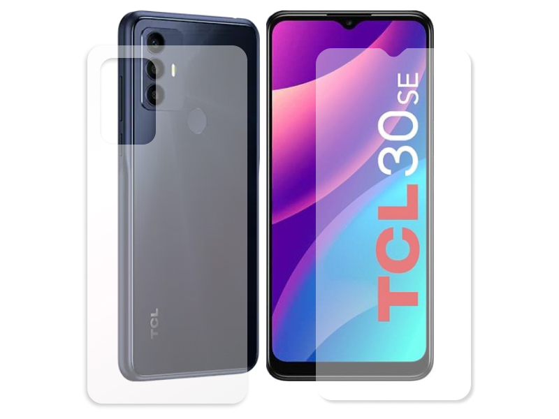 Гидрогелевая пленка LuxCase для TCL 30 SE 0.14mm Matte Front and Back 90590 защитная пленка luxcase для google pixel 5 0 14mm front and back matte 86779