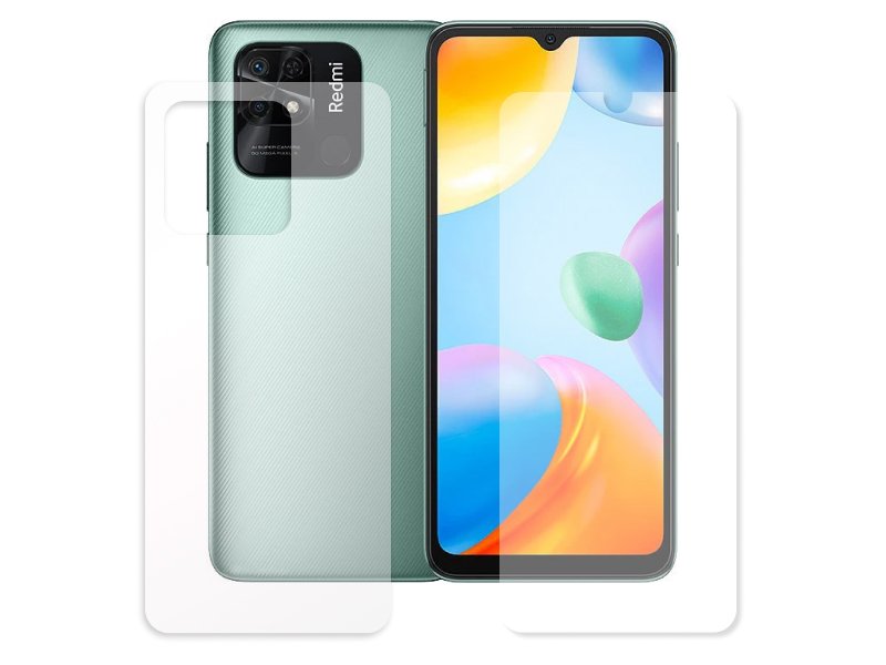 

Гидрогелевая пленка LuxCase для Xiaomi Redmi 10C 0.14mm Transparent Front and Back 90370, Xiaomi Redmi 10C