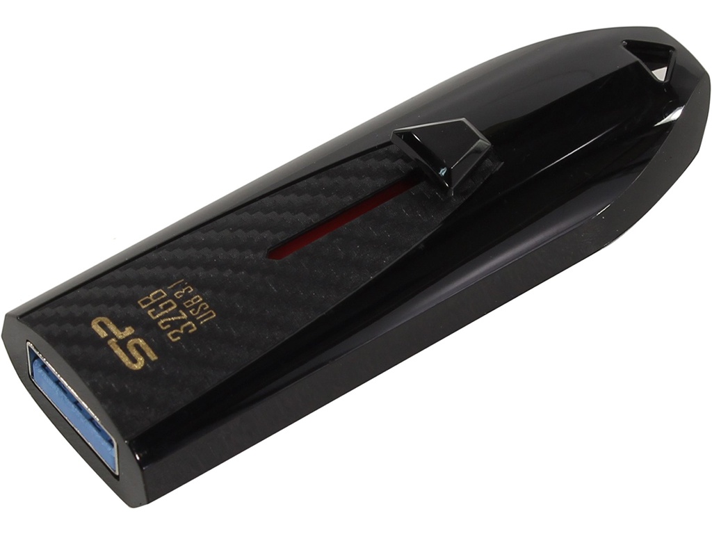 фото Usb flash drive 32gb - silicon power blaze b25 usb 3.1 sp032gbuf3b25v1k