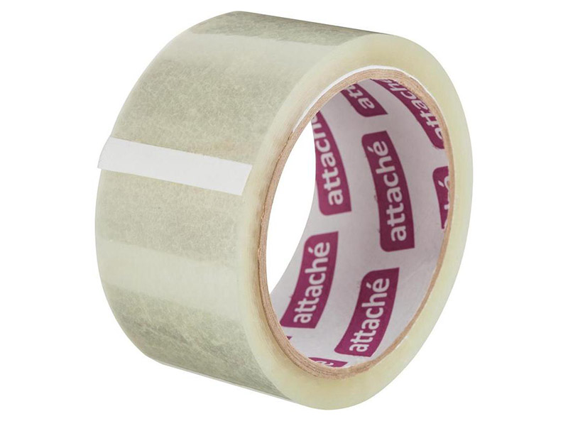 

Клейкая лента упаковочная Attache 48mm x 60m 40мкм Transparent 129144, 129144