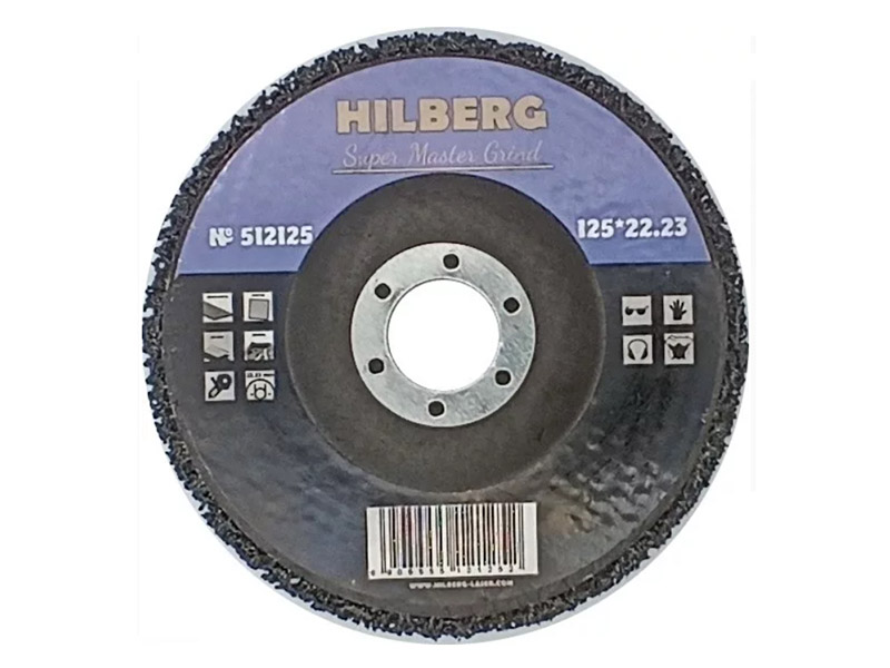 фото Диск круг зачистной trio diamond 125mm hilberg super master grind 512125