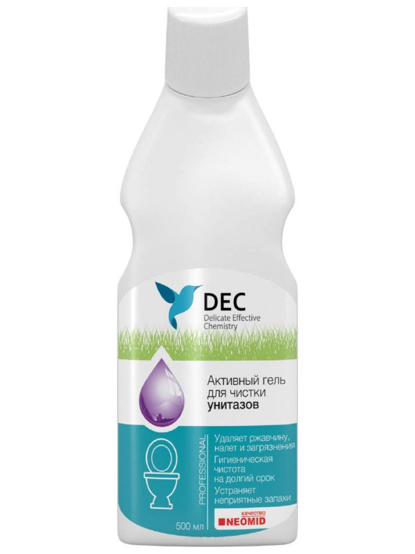 

Гель для чистки унитазов Dec с антибактериальным эффектом 500ml 640451, 640451