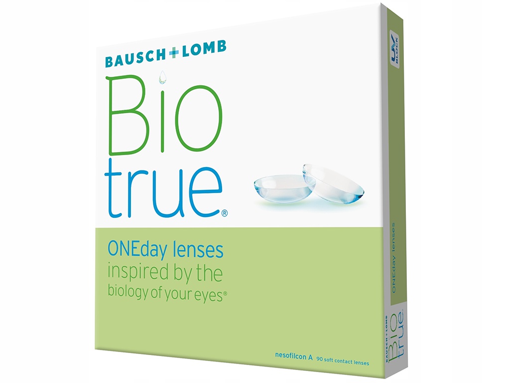 фото Контактные линзы bausch & lomb biotrue oneday (90 линз / 8.6 / -0.5) bausch &amp; lomb