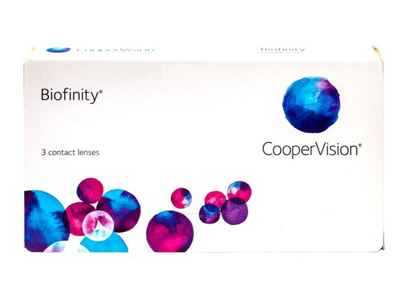 фото Контактные линзы coopervision biofinity (3 линз / 8.6 / -3.5)