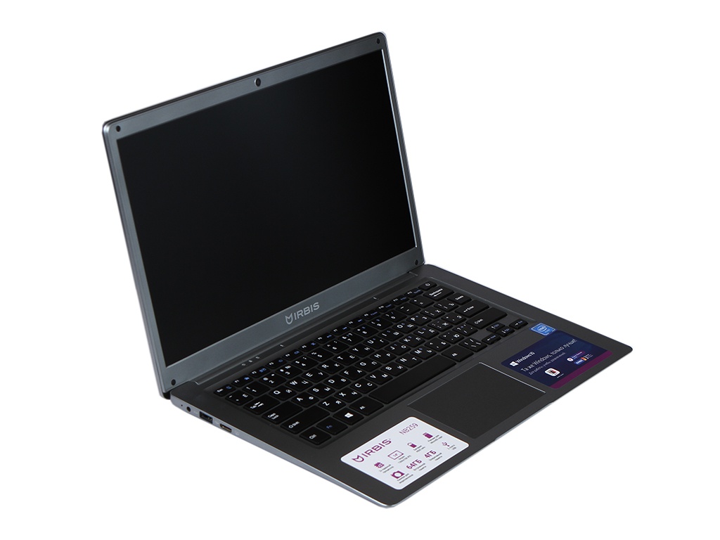 Ноутбук Irbis NB259 Grey (Intel Celeron N3350 1.1 GHz/4096Mb/64Gb/Intel HD Graphics/Wi-Fi/Bluetooth/Cam/14/1366x768/Windows 10)