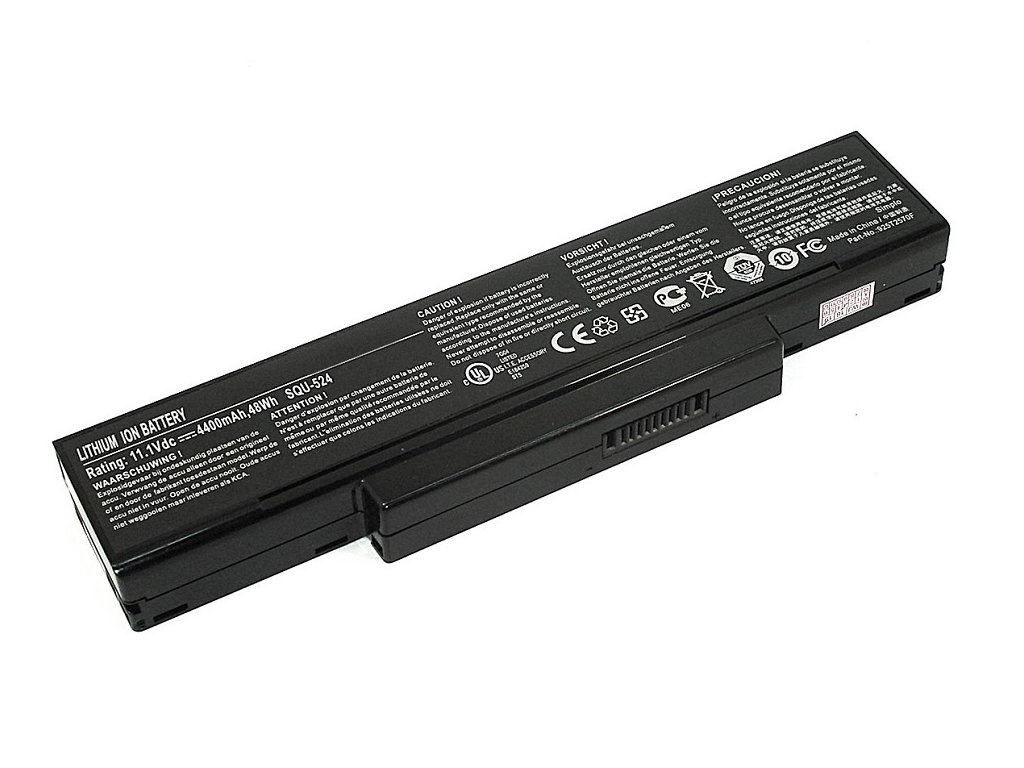 фото Аккумулятор vbparts (схожий с bty-m66) для msi gx600/gx610/gx620 11.1v 4400mah 063815