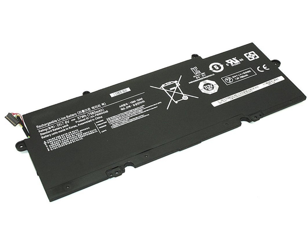 фото Аккумулятор vbparts (схожий с aa-pbwn4ab) для samsung 540u4e/530u4e 7.6v 7500mah 063816