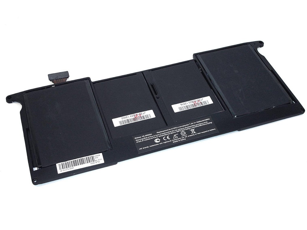 фото Аккумулятор vbparts для apple macbook a1375-2s2p 7.3v 5200mah oem black 65034