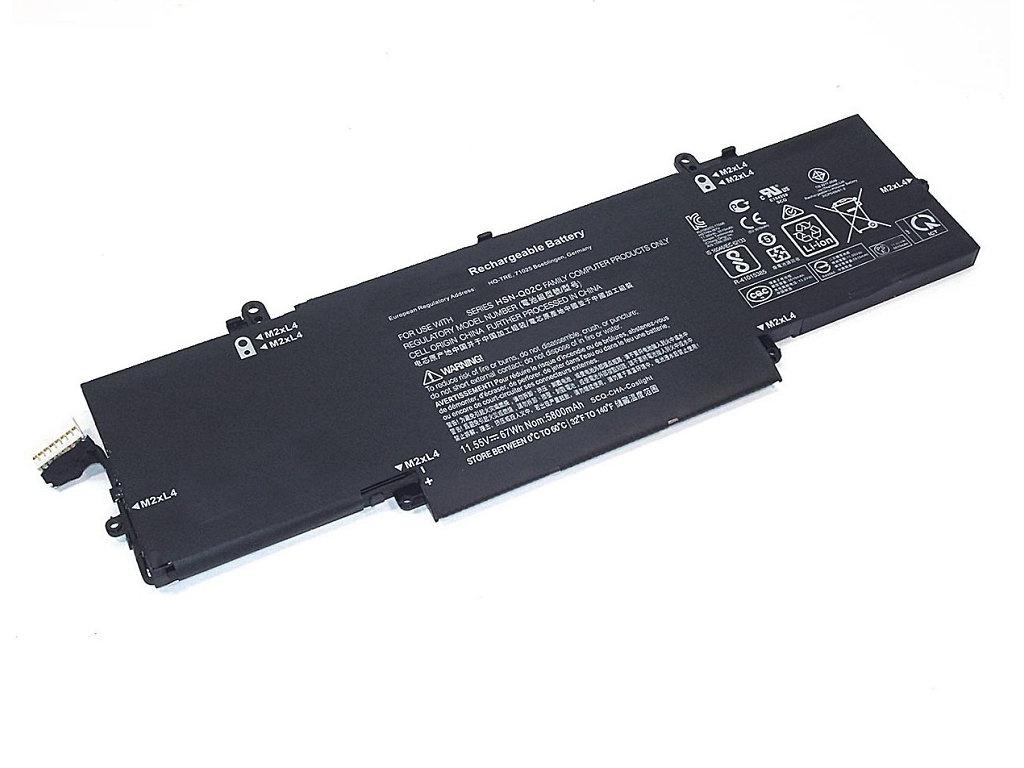 фото Аккумулятор vbparts (схожий с be06xl) для hp elitebook folio 1040 11,55v 67wh 065184