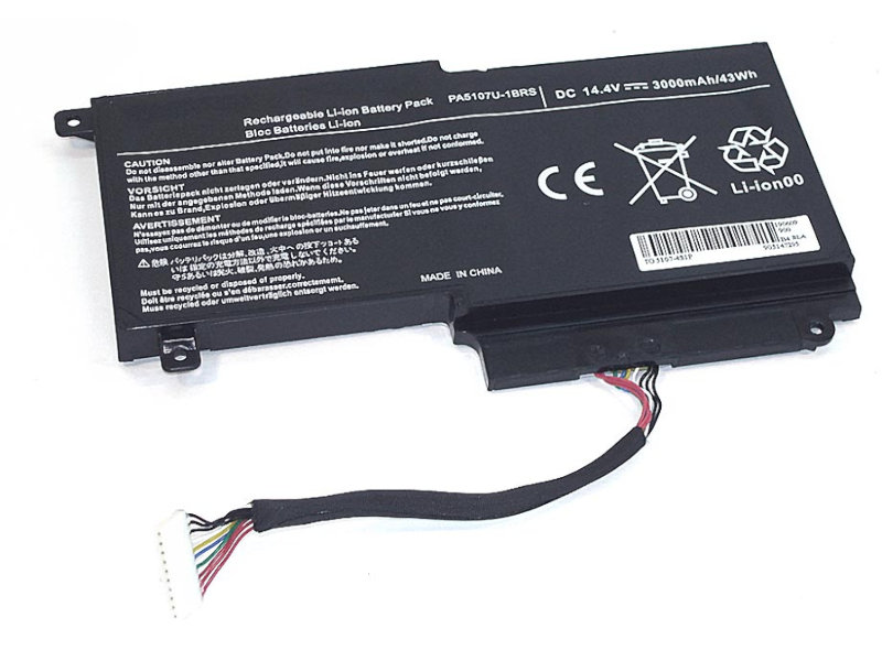 фото Аккумулятор vbparts (схожий с pa5107u-1brs) для toshiba l55 5107 14.4v 43wh oem black 065017