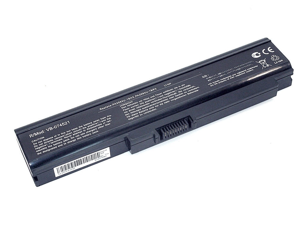 

Аккумулятор Vbparts (схожий с PA3593U-1BAS) для Toshiba Satellite Pro U300 52Wh OEM Black 074521, Toshiba Satellite Pro U300