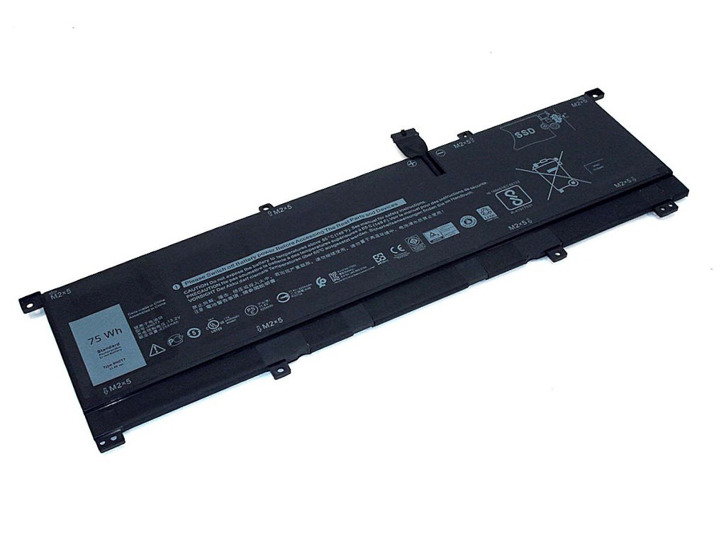 фото Аккумулятор vbparts для dell xps 15 9575/8n0t7 11.4v 6580mah 074834