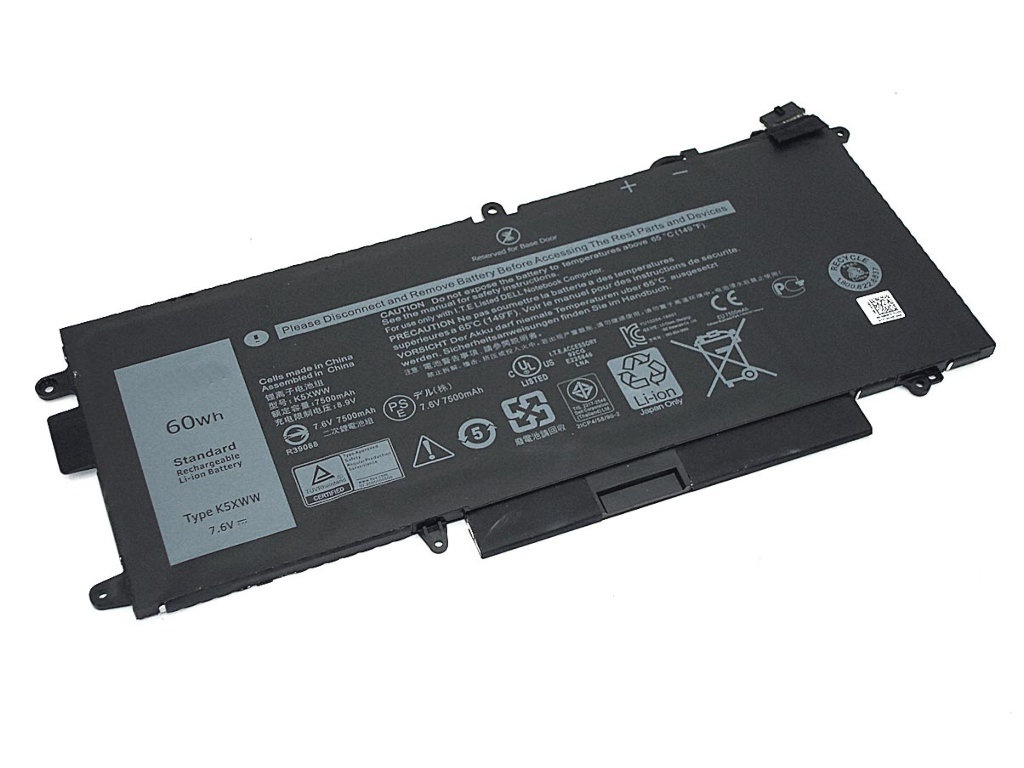 фото Аккумулятор vbparts для dell latitude 12 5289/k5xww 7.6v 7500mah 074849