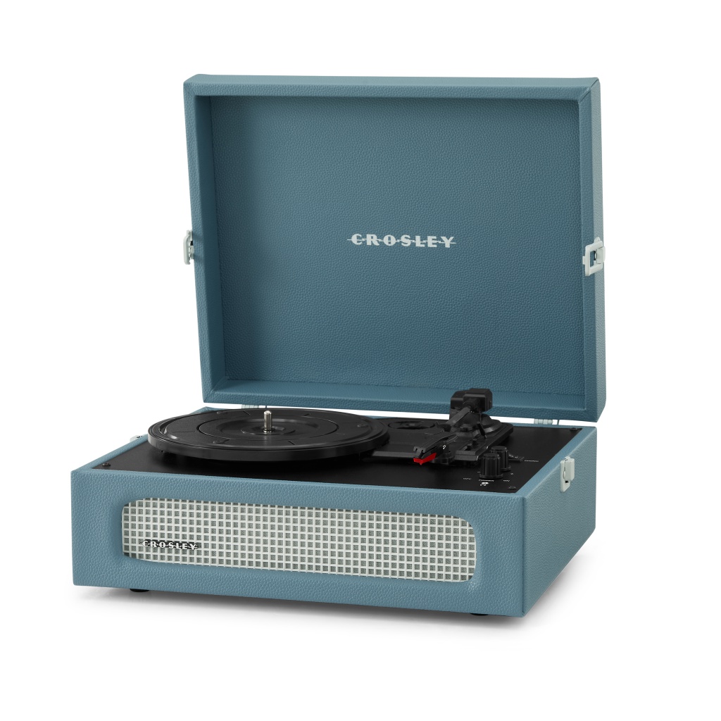 фото Проигрыватель crosley voyager plus washed blue cr8017b-wb4