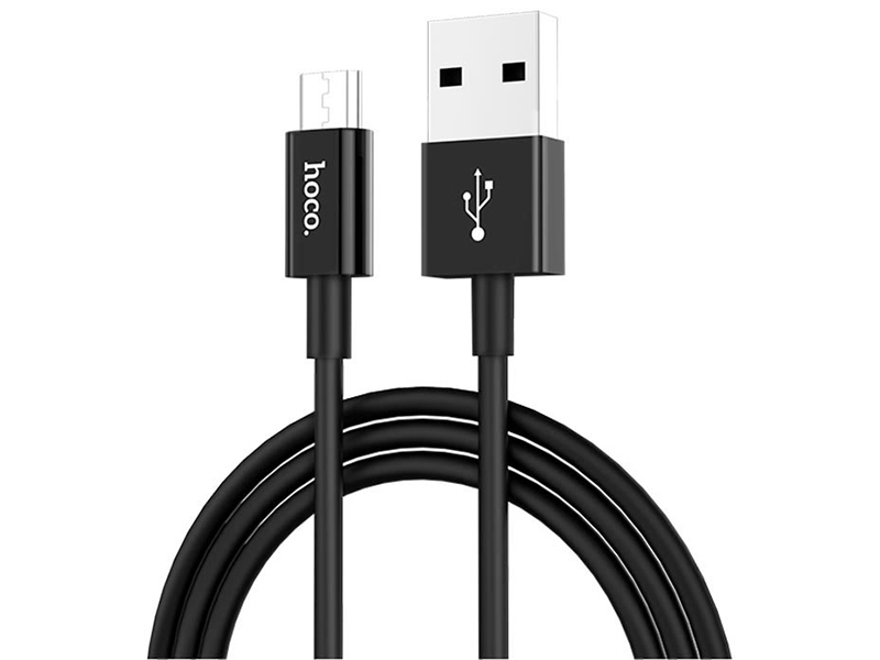 

Аксессуар Hoco X23 Skilled USB - MicroUSB 2.4A 1m Black 6957531072843, X23 Skilled