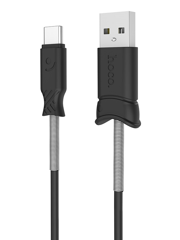 

Аксессуар Hoco X24 Pisces USB - Type-C 1m Black 6957531077053, X24 Pisces