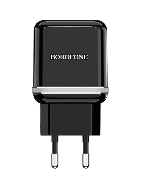 Зарядное устройство Borofone BA25A Outstanding 2xUSB 2.4А Black 0L-00044342